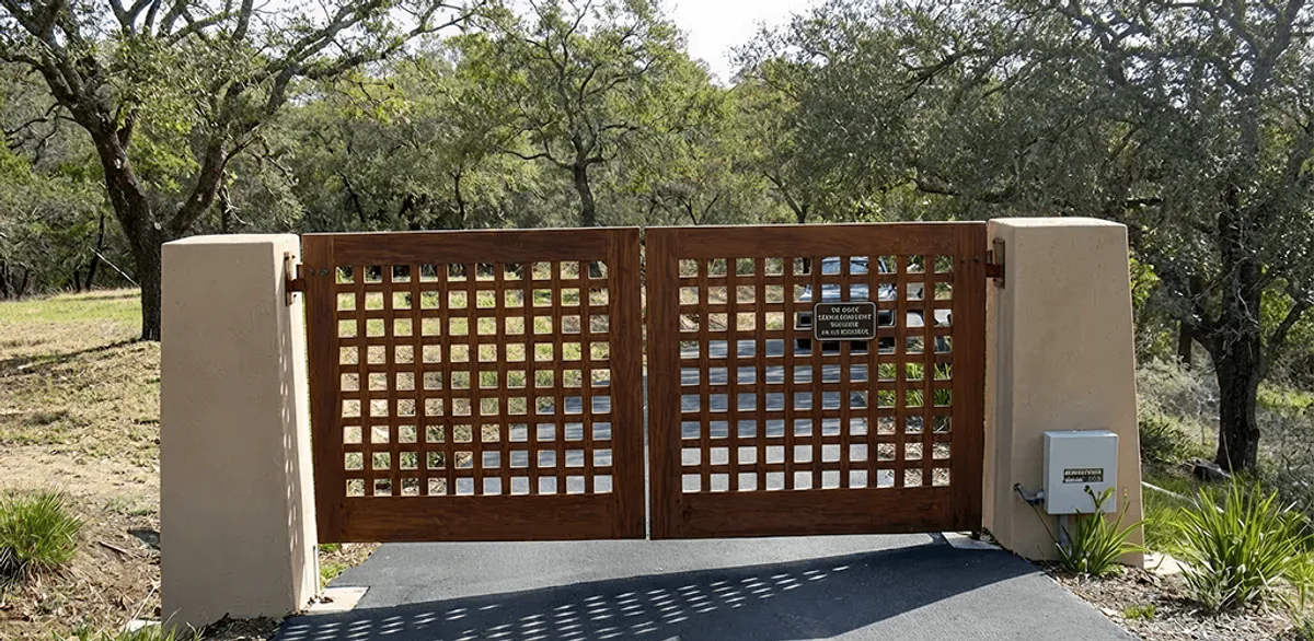 Driveway gate installation for a residential property in Riverside, CA